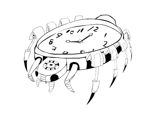 Spider Clock