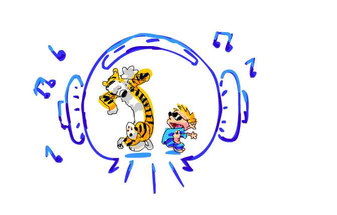 Calvin and hobbes bust a move