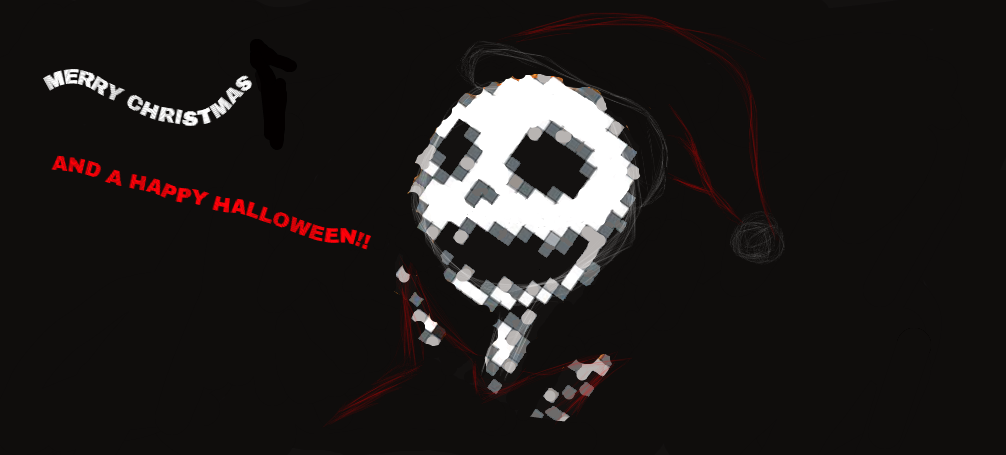 Jack Skellington sketch MERRY CHRISTMAS!!! by DemonicScarletPsycho on