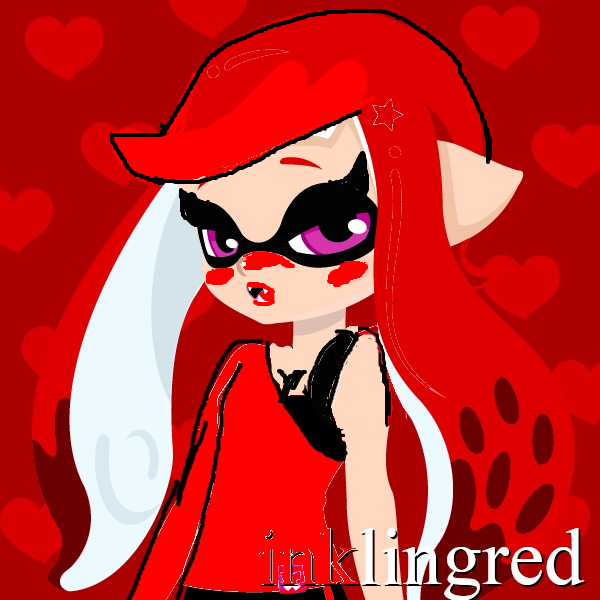 Inkling Red splatoon by juanlmpkajmfaksjdkas on DeviantArt