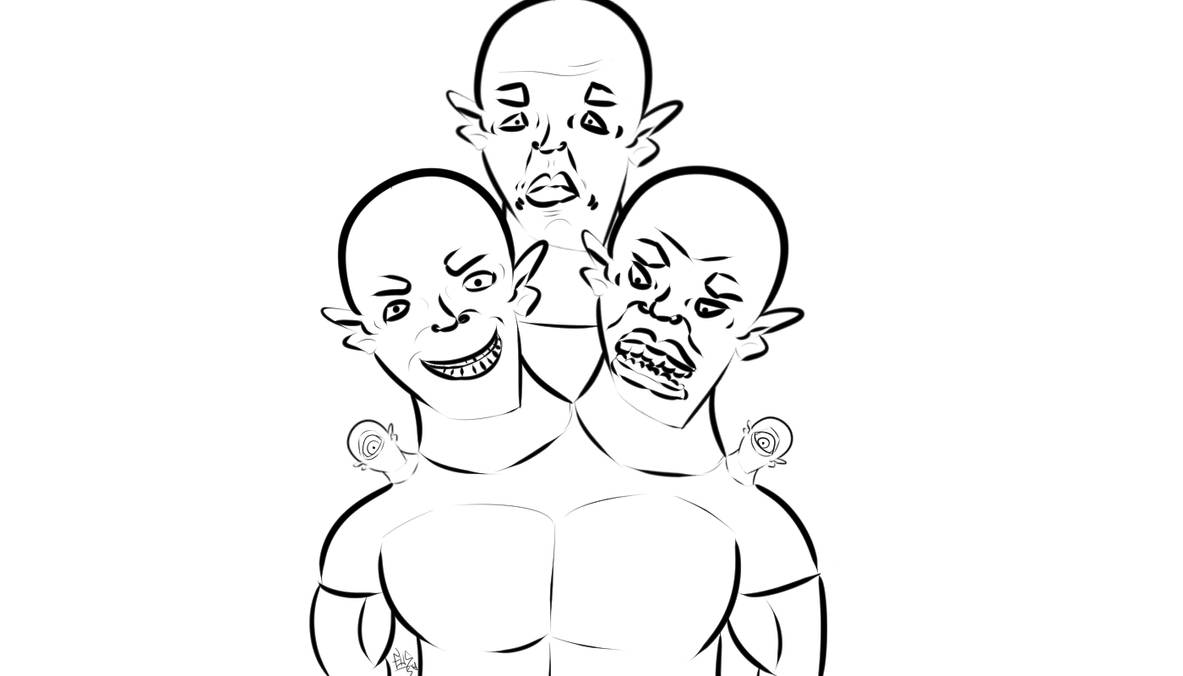Creature with Many Faces... Human.. by masterdyne on DeviantArt