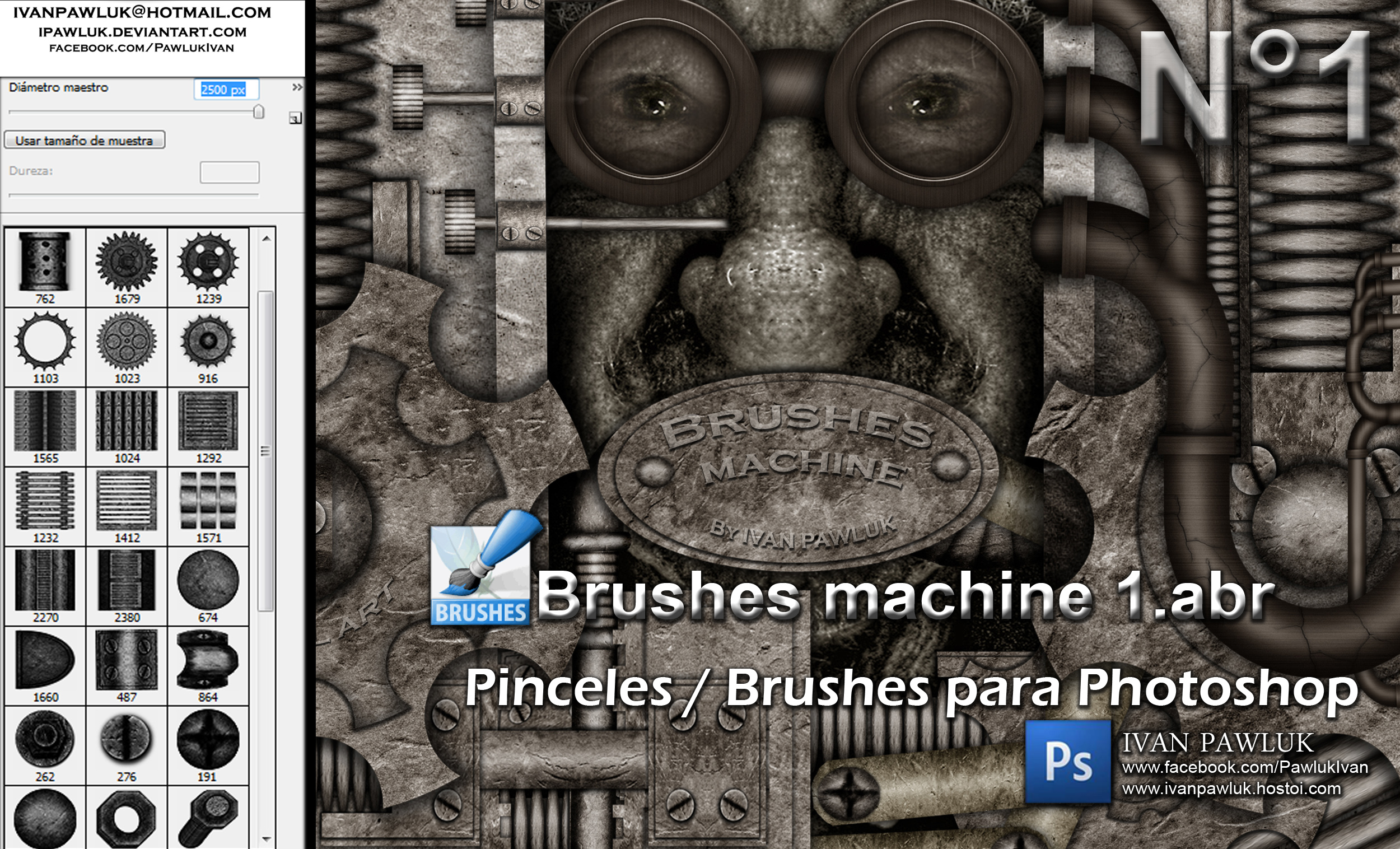 Brushes machine 1 - PAWLUK