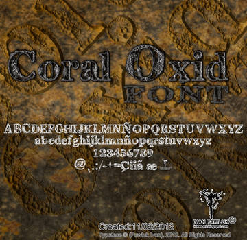 Coral Oxid  font Pawluk