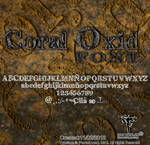 Coral Oxid  font Pawluk