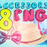 8 PNGs accessories