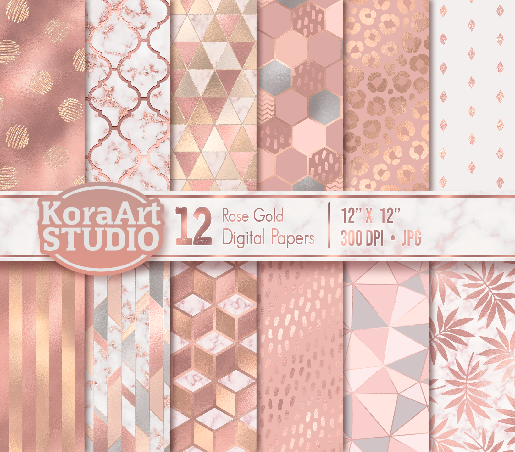 Rose Gold - Pattern Pack by Korajora on DeviantArt