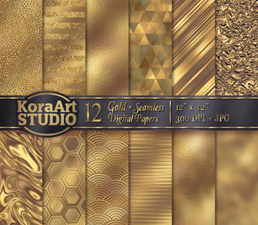 Seamless Gold - Pattern Pack