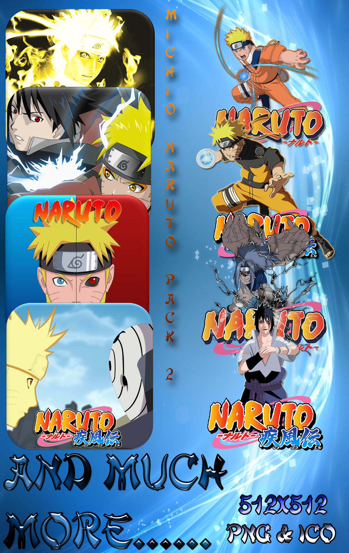 Michio Naruto Icon Pack 1