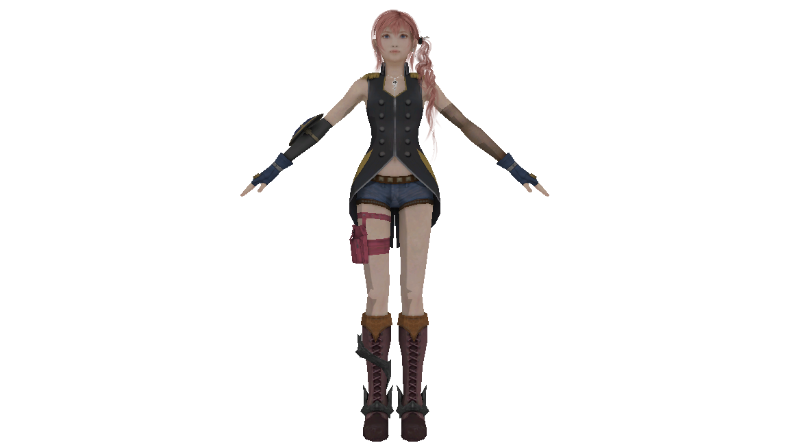 MMD Serah Style and Steel (No Bones) DL