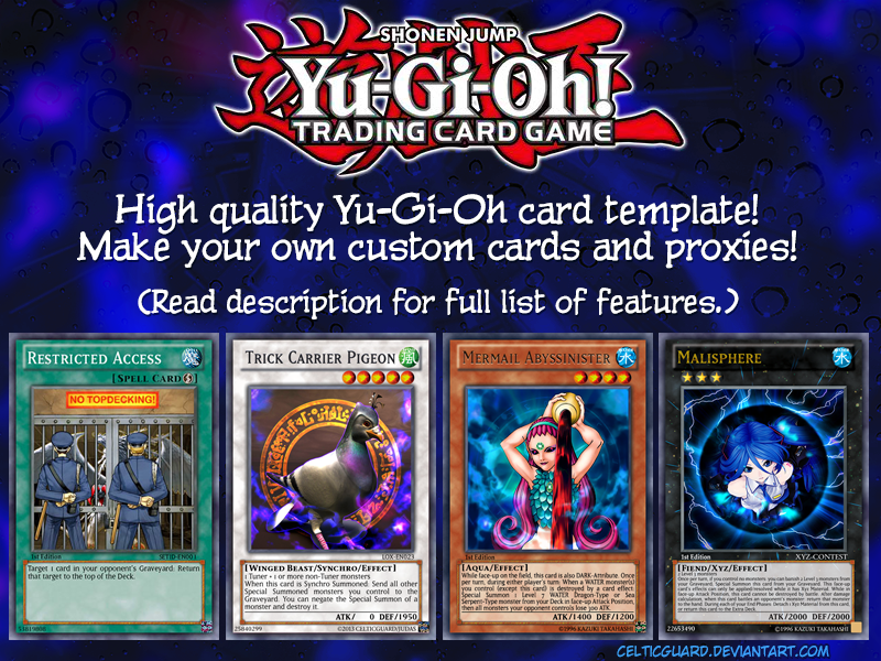 Yu-Gi-Oh! Card Template HD [new style] v1.1