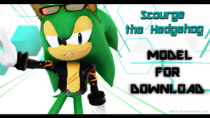 Scourge the Hedgehog [Model DL]