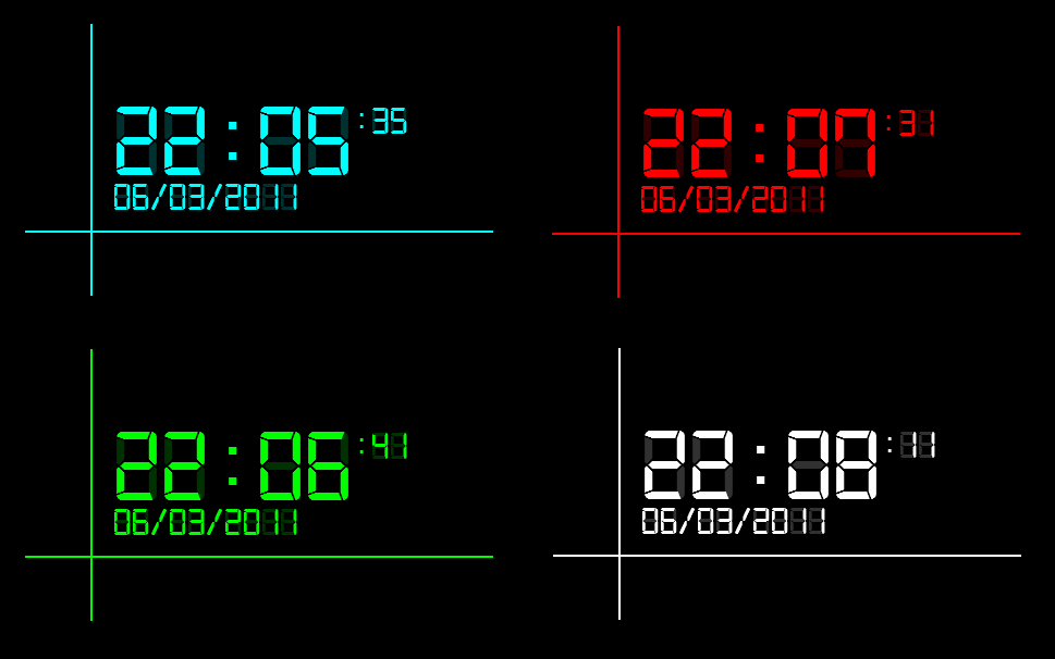 Samurize LCD by TheBlackParrot