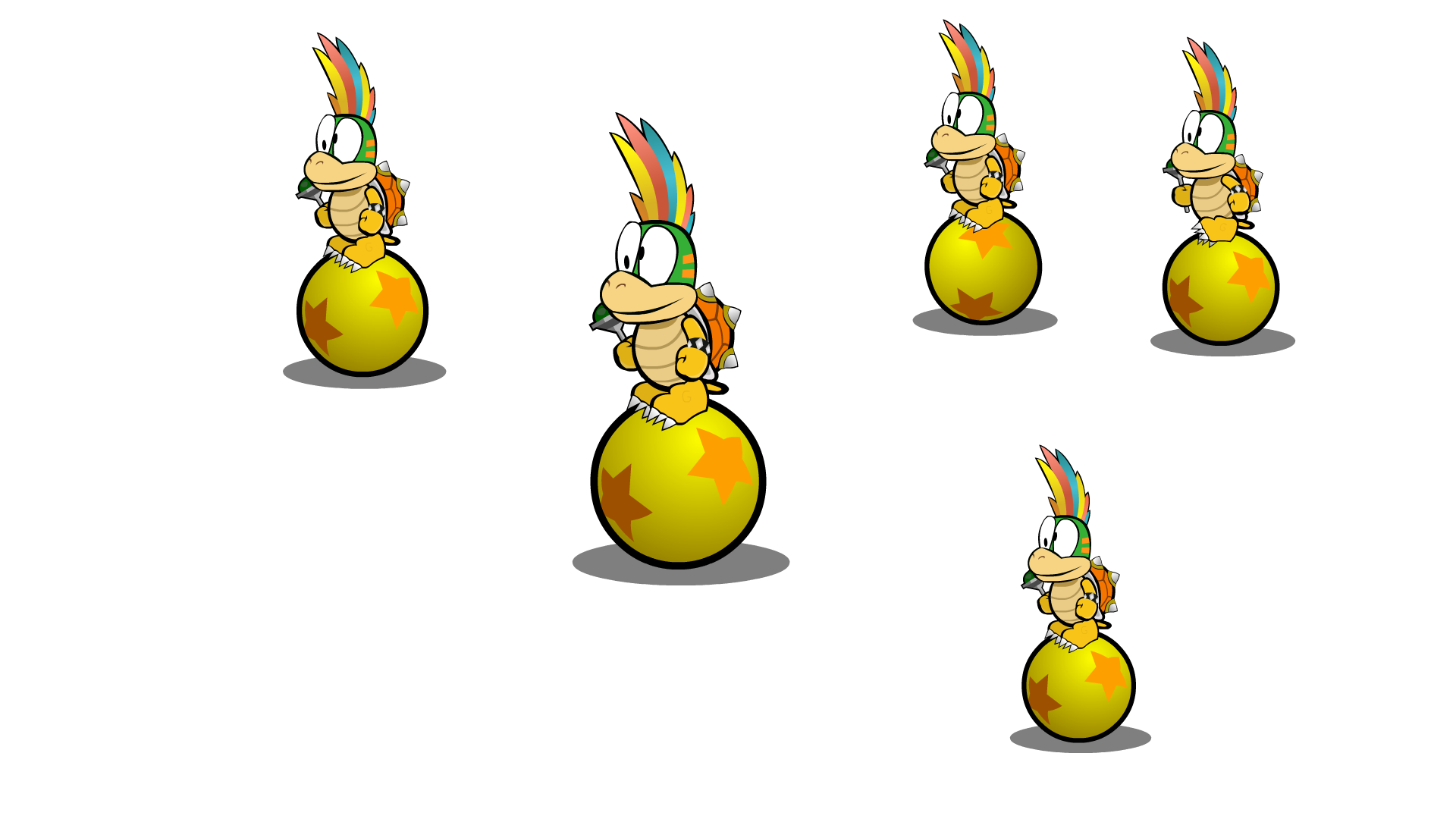 Lemmy Koopa  Paper Mario Flash Sprite Sheet