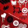 Vector Hearts Brushes for Ps7