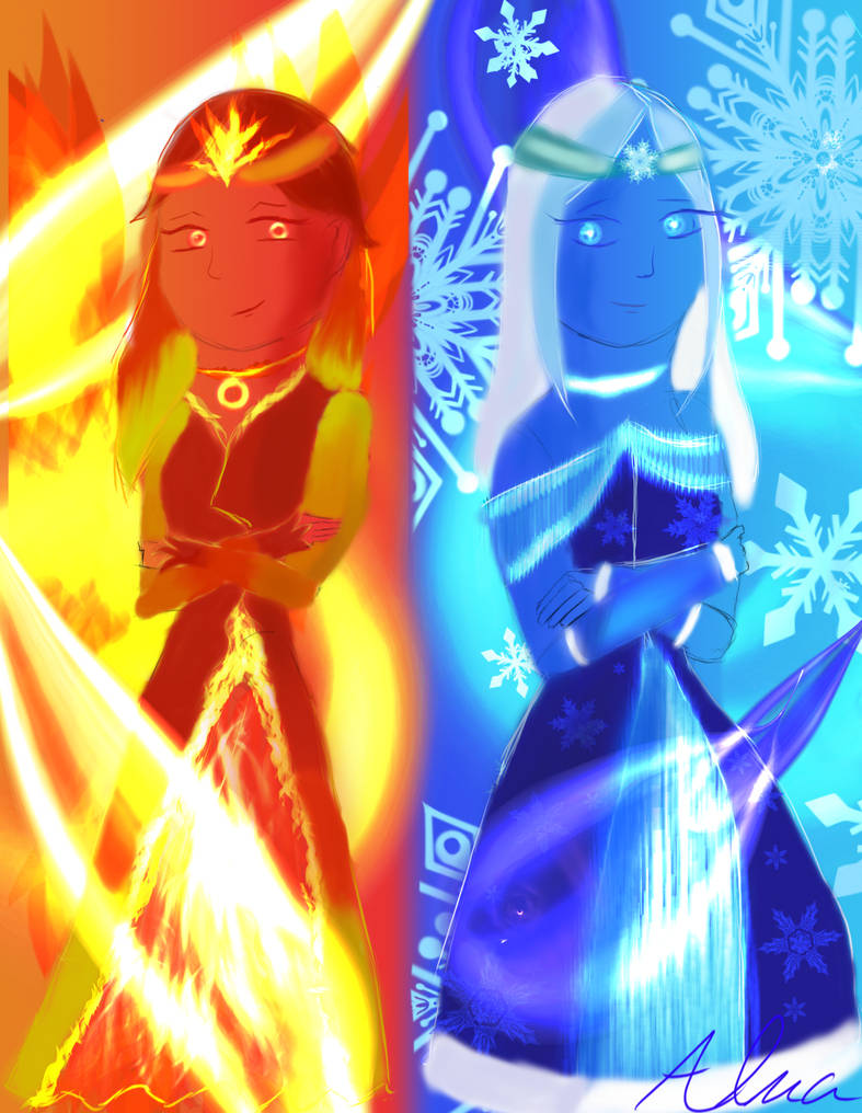 Fire And Ice by lucygriego on DeviantArt