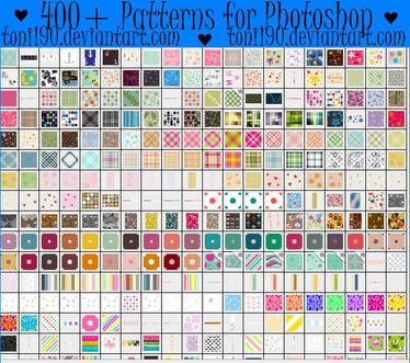 400+ Patterns for Photoshop