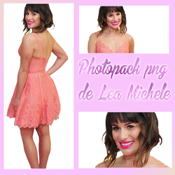 Photopack png de Lea Michele.