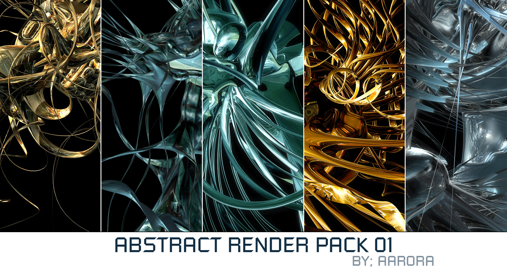 Abstract Render Pack 01 by aarora