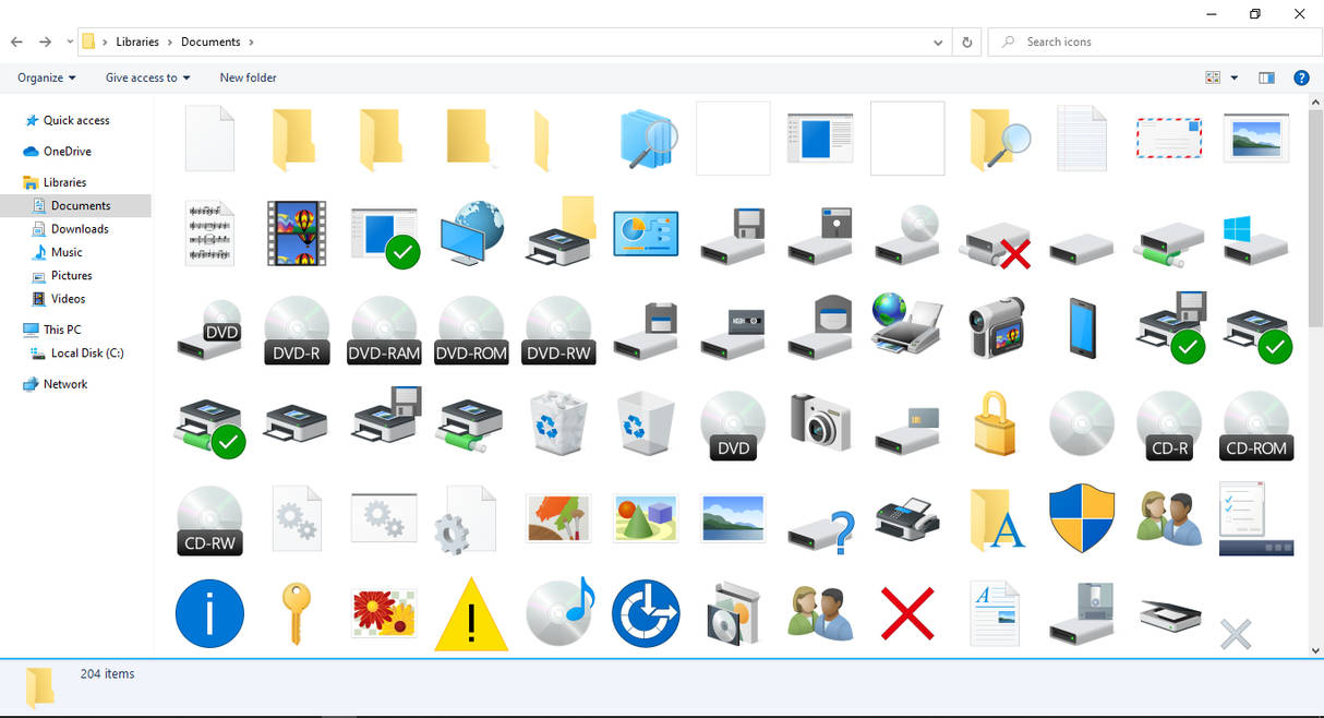 7tsp Windows 10 System Icons by ArdentAA69 on DeviantArt