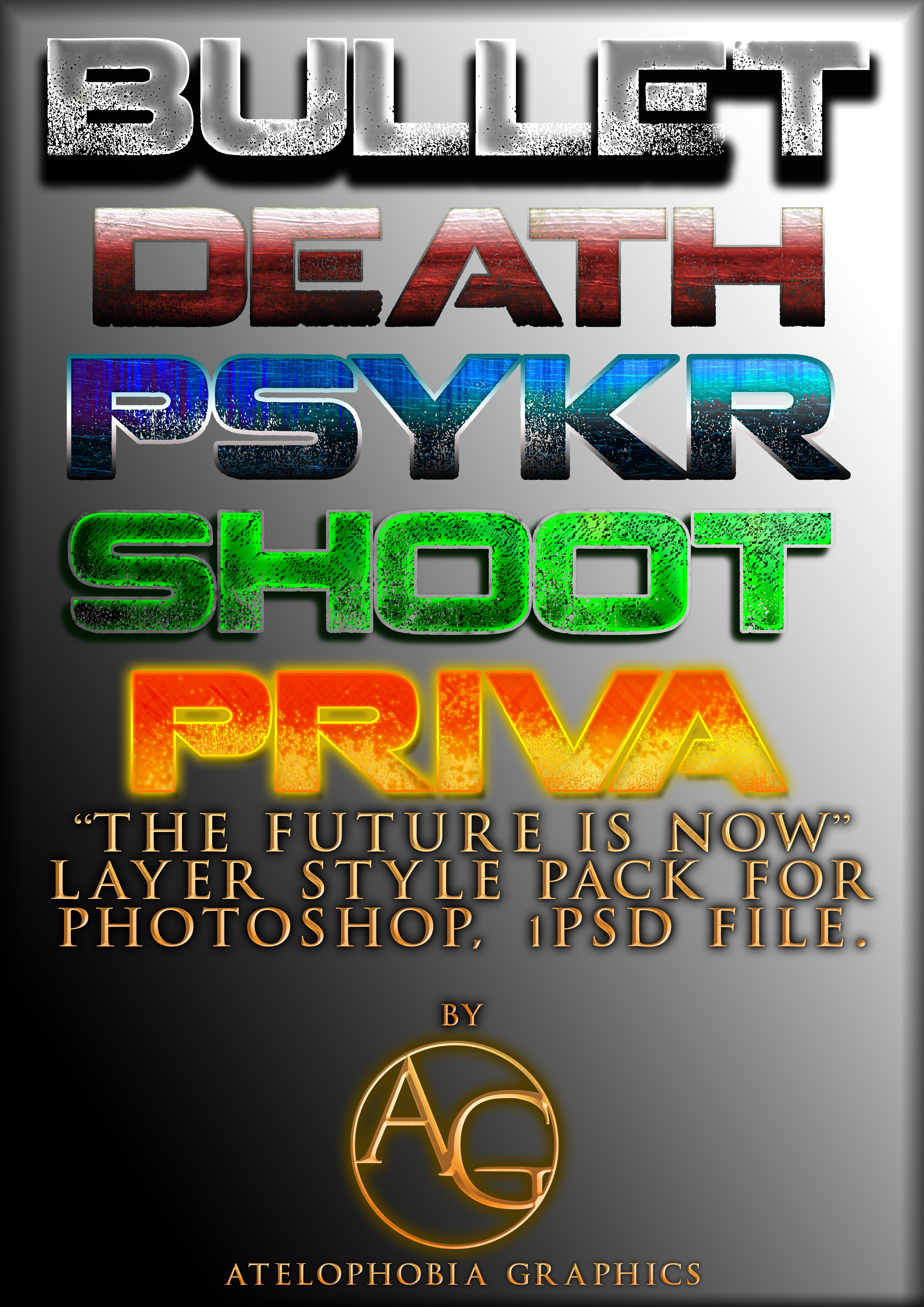 THE FUTURE IS NOW - free photoshop layer styles