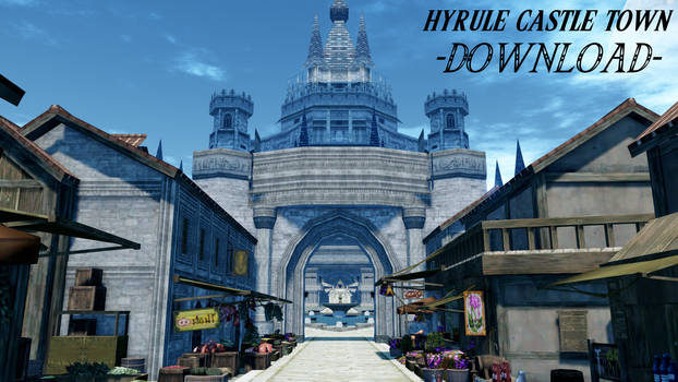 Hyrule Castle Town [MMD] DL
