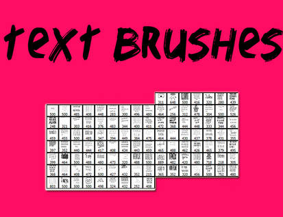 my text brushes.