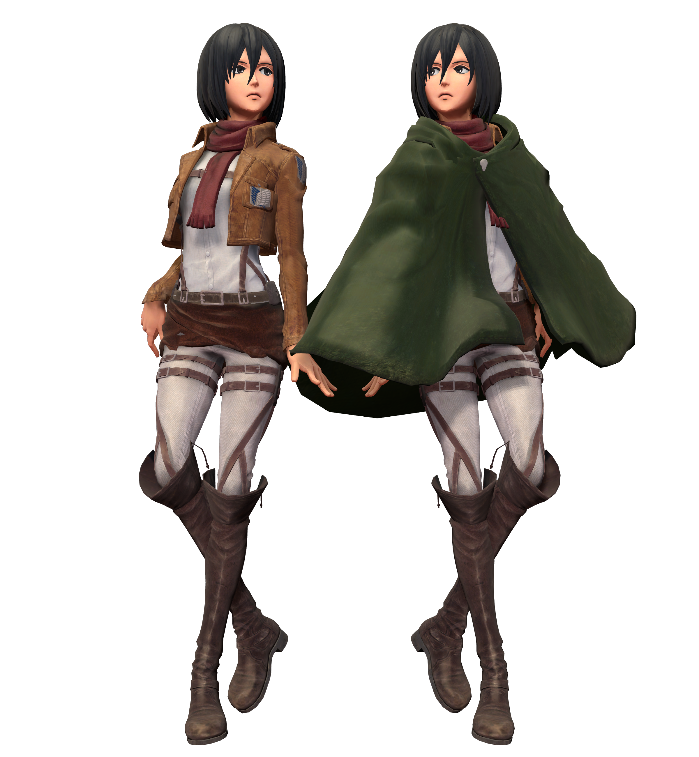 AoT 4 - Mikasa Ackerman (ODM Gear) (FBX/XPS/MMD) by HiGuys920 on DeviantArt