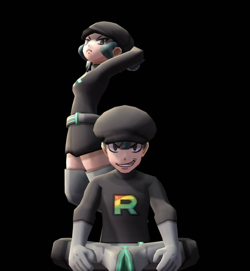 Team Rainbow Rocket Grunts dl by MikuMikuKnight on DeviantArt