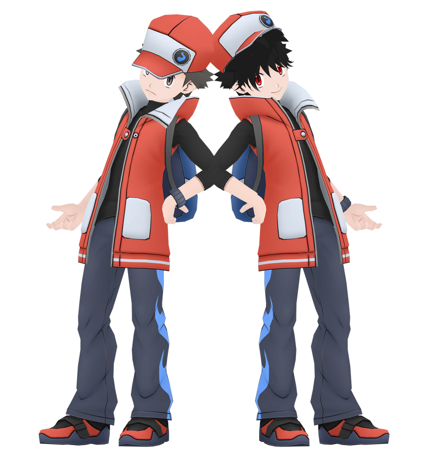 Red (Pokemon Masters outfit) by ShiroEyu on DeviantArt