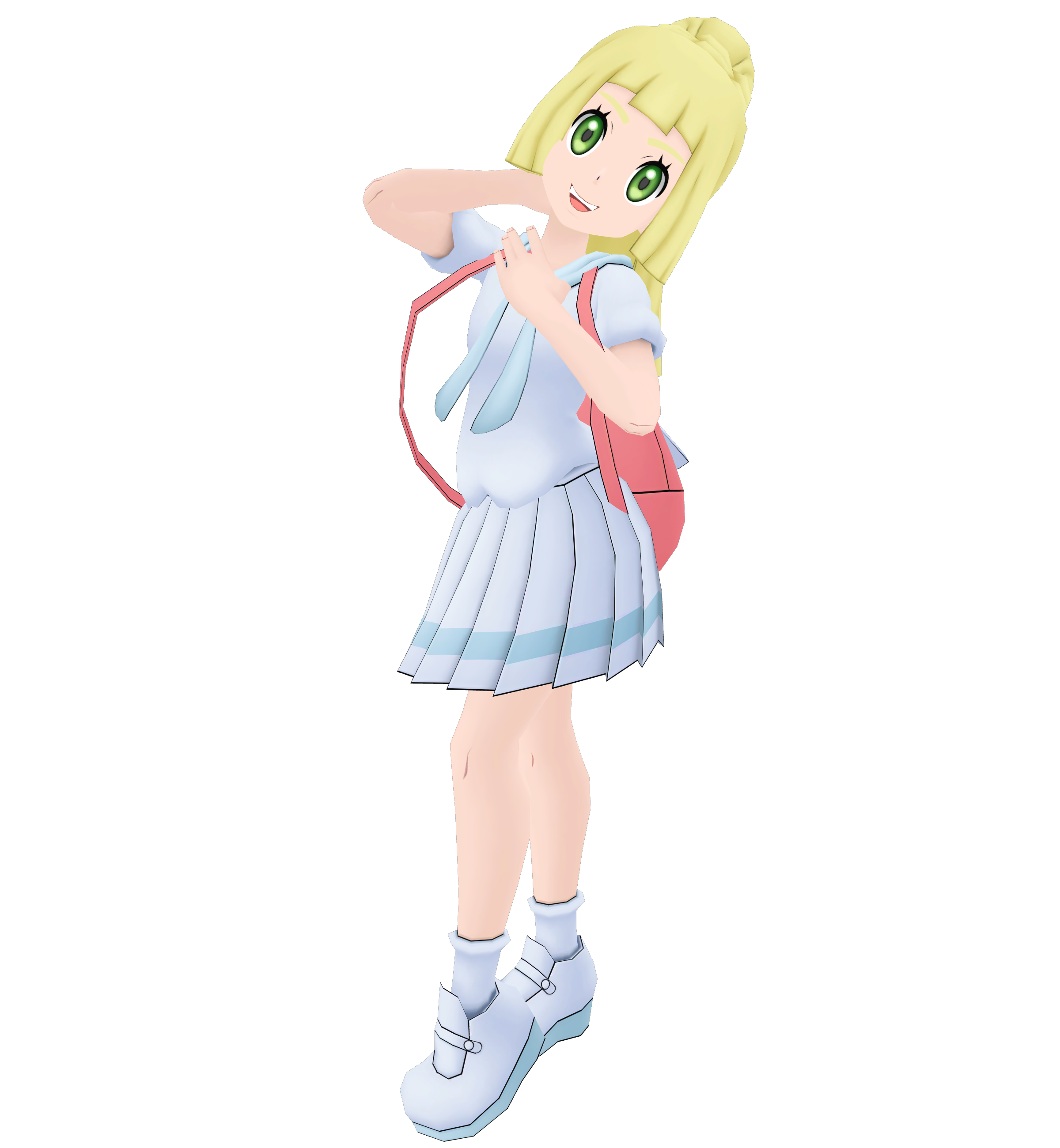 MMD] Pokemon SnS Lass by arisumatio on DeviantArt