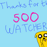 500 WATCHERS!!