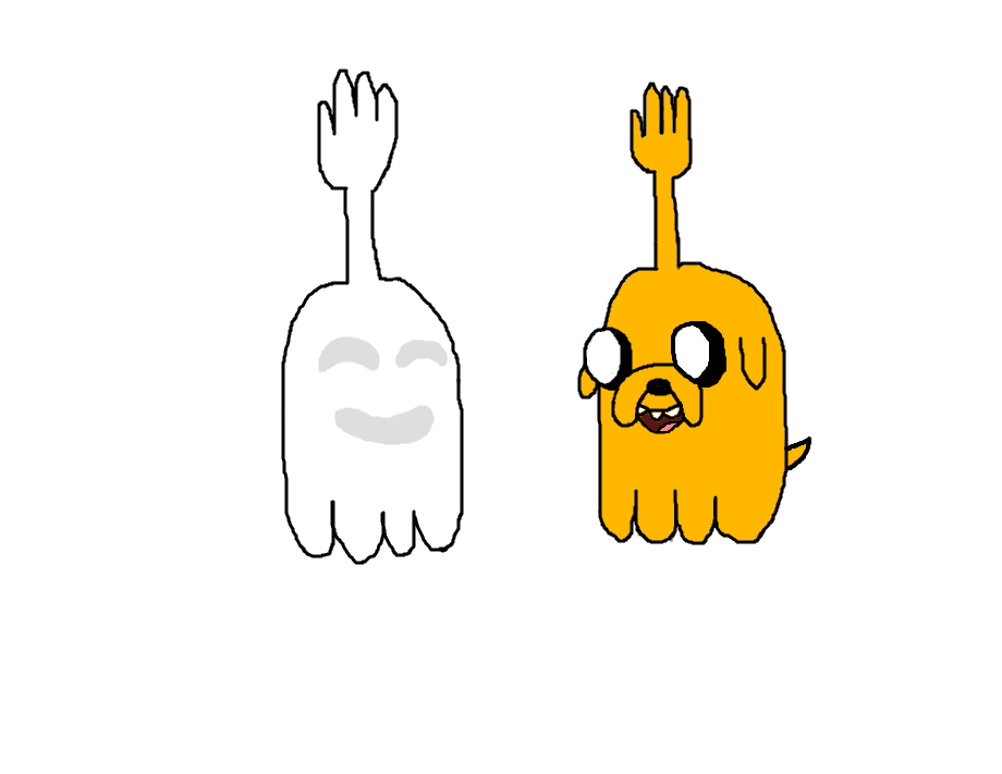High Five Ghost hanging with High Five Jake by AquaSeashells on DeviantArt
