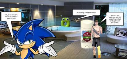 Sonic Wants Oliver's Wife In Bath w/ Numberjack