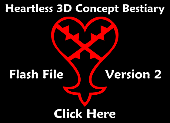 Heartless 3D Concept Bestiary