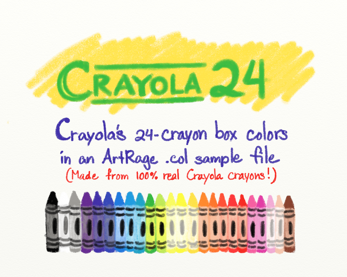 Artrage Colors: Crayola 24