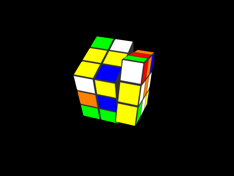 Rubik's Cube Animation