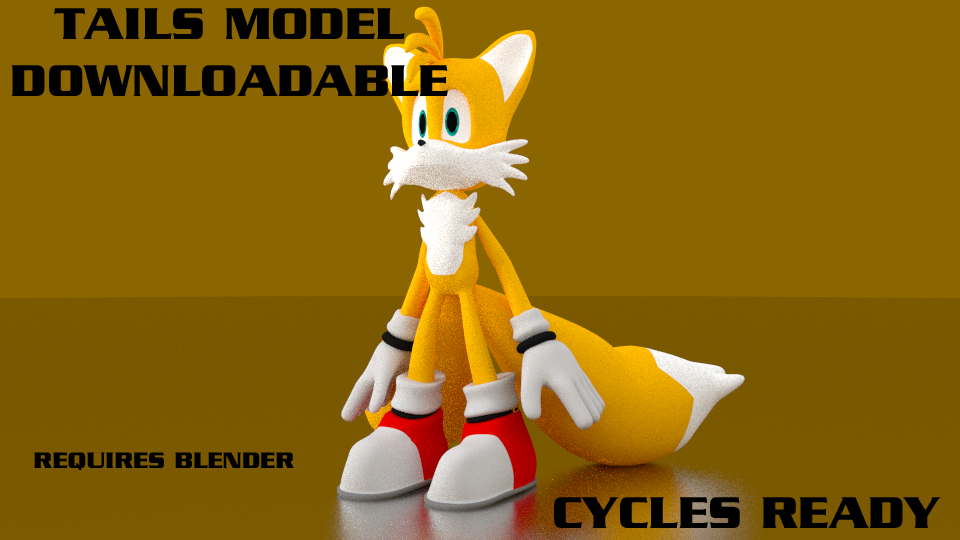 Tails 3D Model - Download