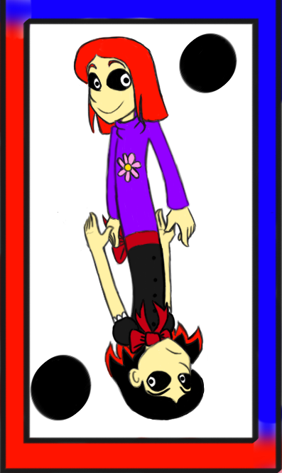 Rose and Mary Playing Card by LaughterLover on DeviantArt