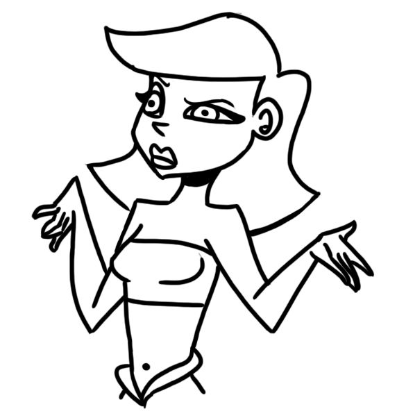 Line Art Commission Example by LaughterLover on DeviantArt