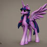 Twilight Sparkle 3D-model turntable video