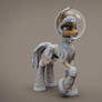 Pony in spacesuit 3D [turntable video]
