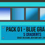 Pack 01 - Blue Gradients by shad-designs