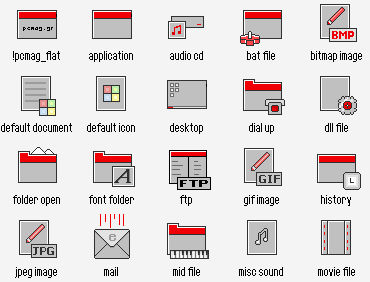 flat red icons by pcmag-gr on DeviantArt