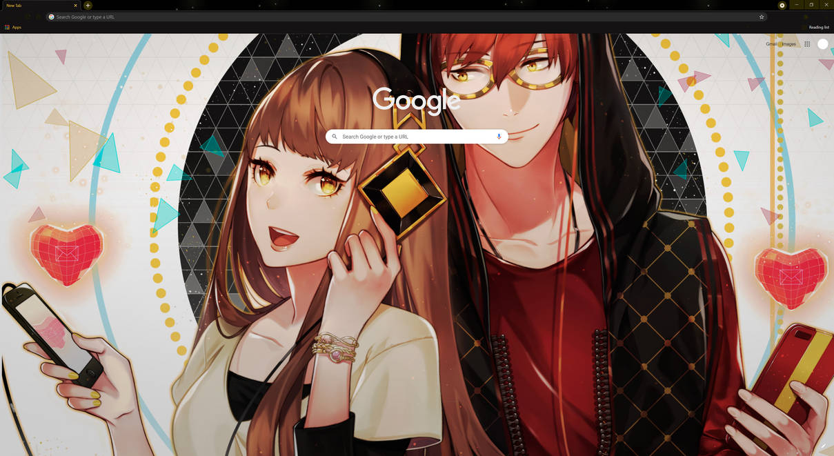 Mystic Messenger - MC x 707 Chrome theme by Cc-SakuraAvalon-cC on ...