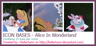 IconBases: Alice In Wonderland