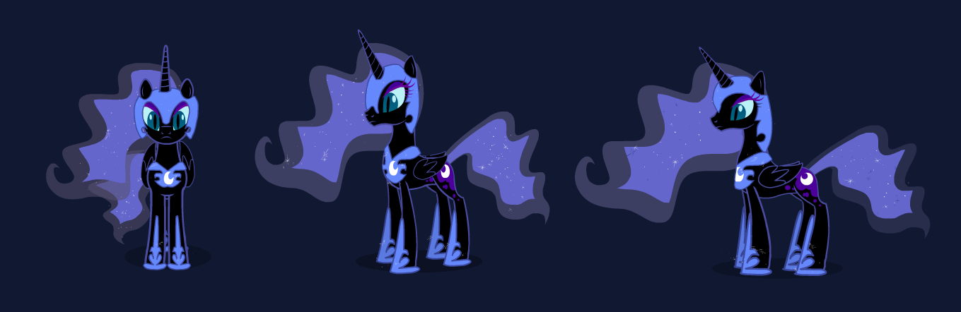 Nightmare Moon Flash Puppet