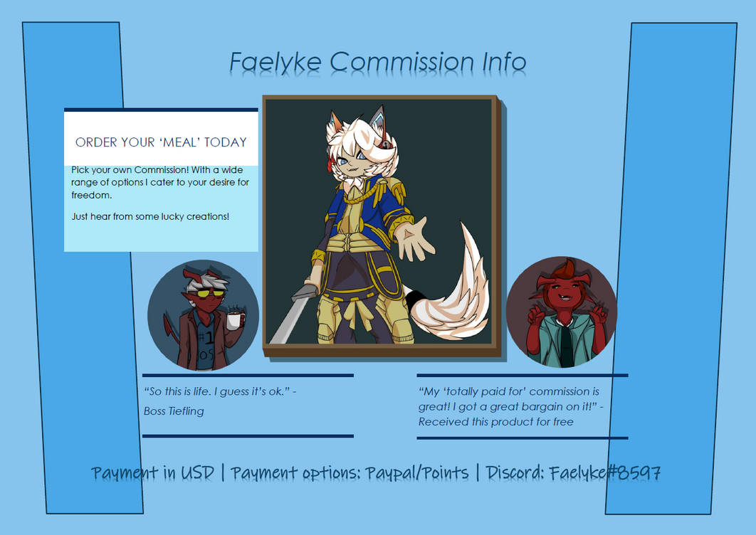 Commission Sheet [Open] by FaelaArts on DeviantArt