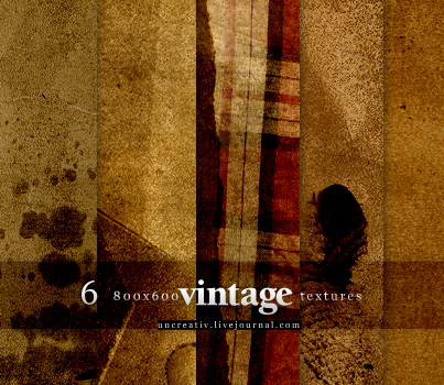 6 vintage textures