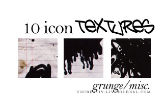 10 misc grunge icon textures