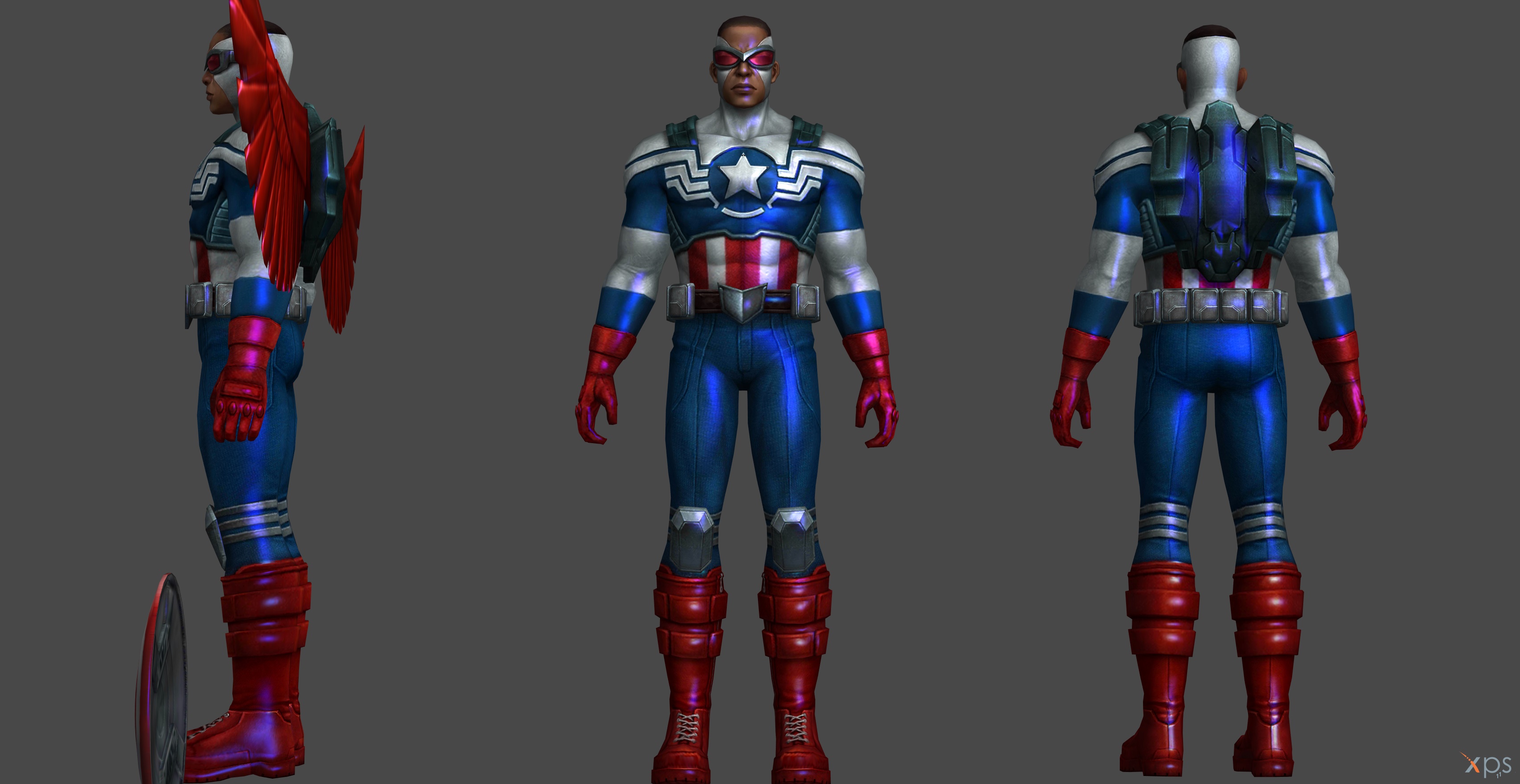 Captain America Sam FF by SSingh511 on DeviantArt